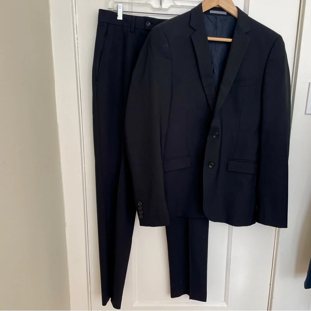EMILE LAFAURIE Black Suit, Great Condition‎
